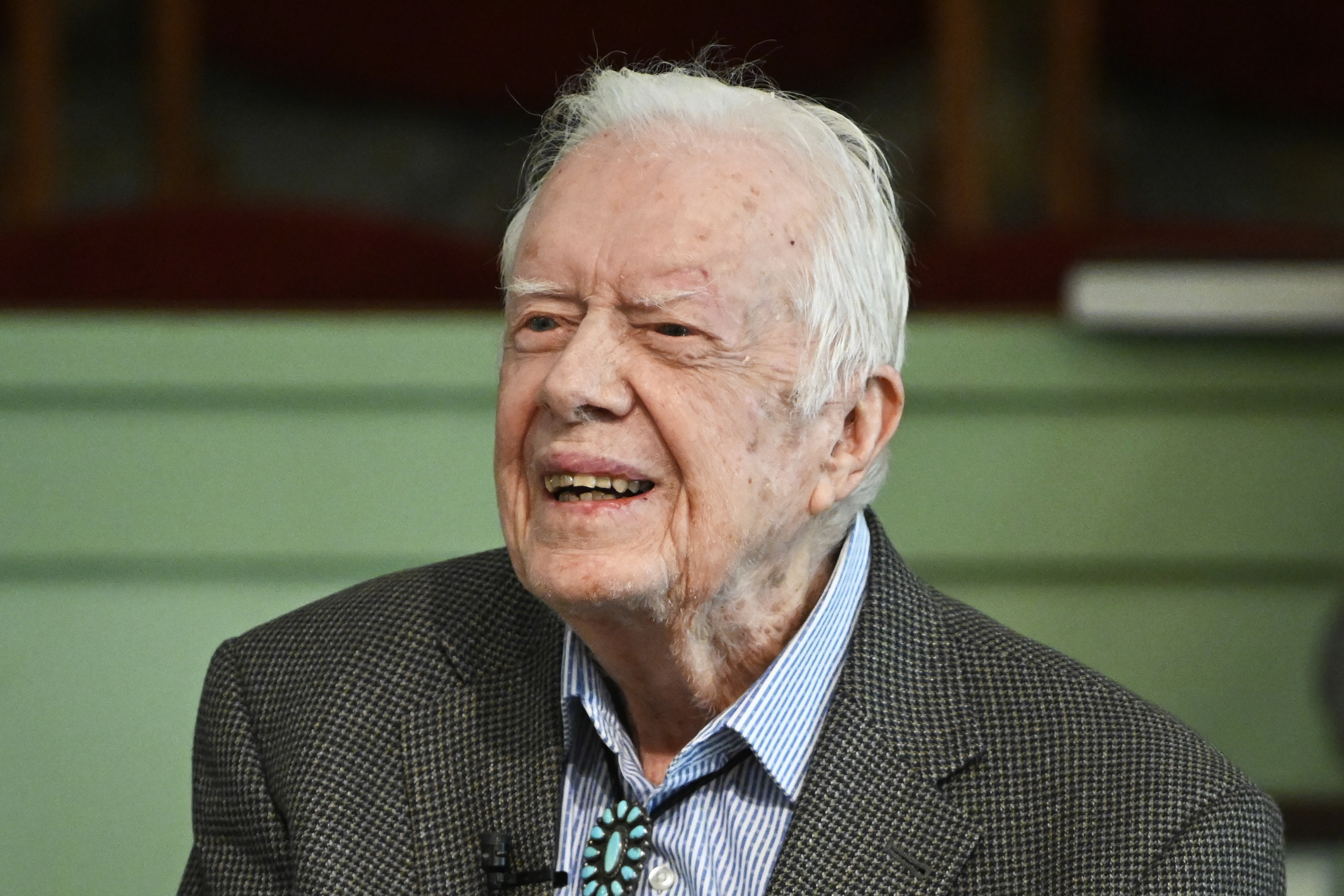 Former President Jimmy Carter Celebrates 96th Birthday Positive   7154 