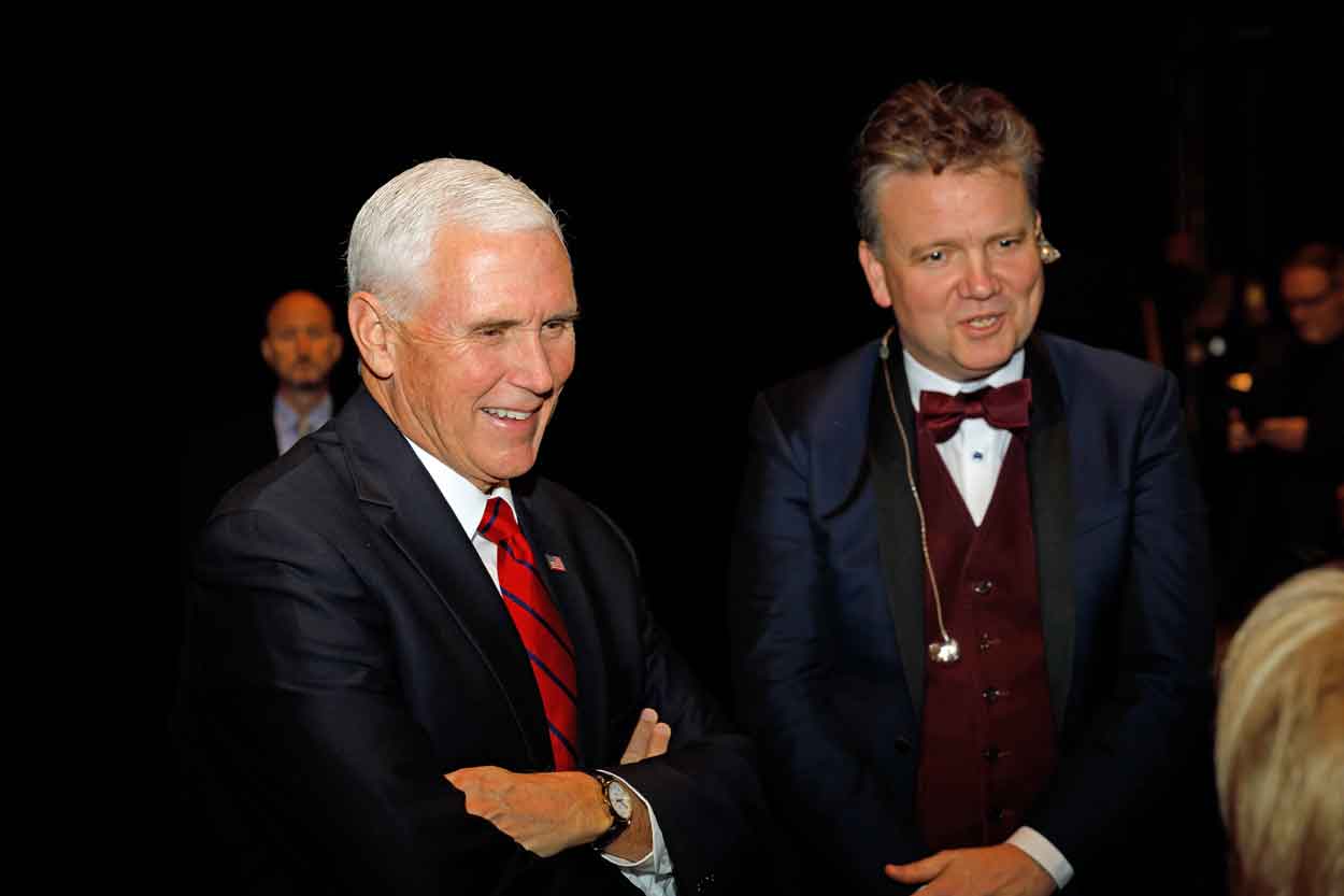 Vice President Pence & Keith Getty