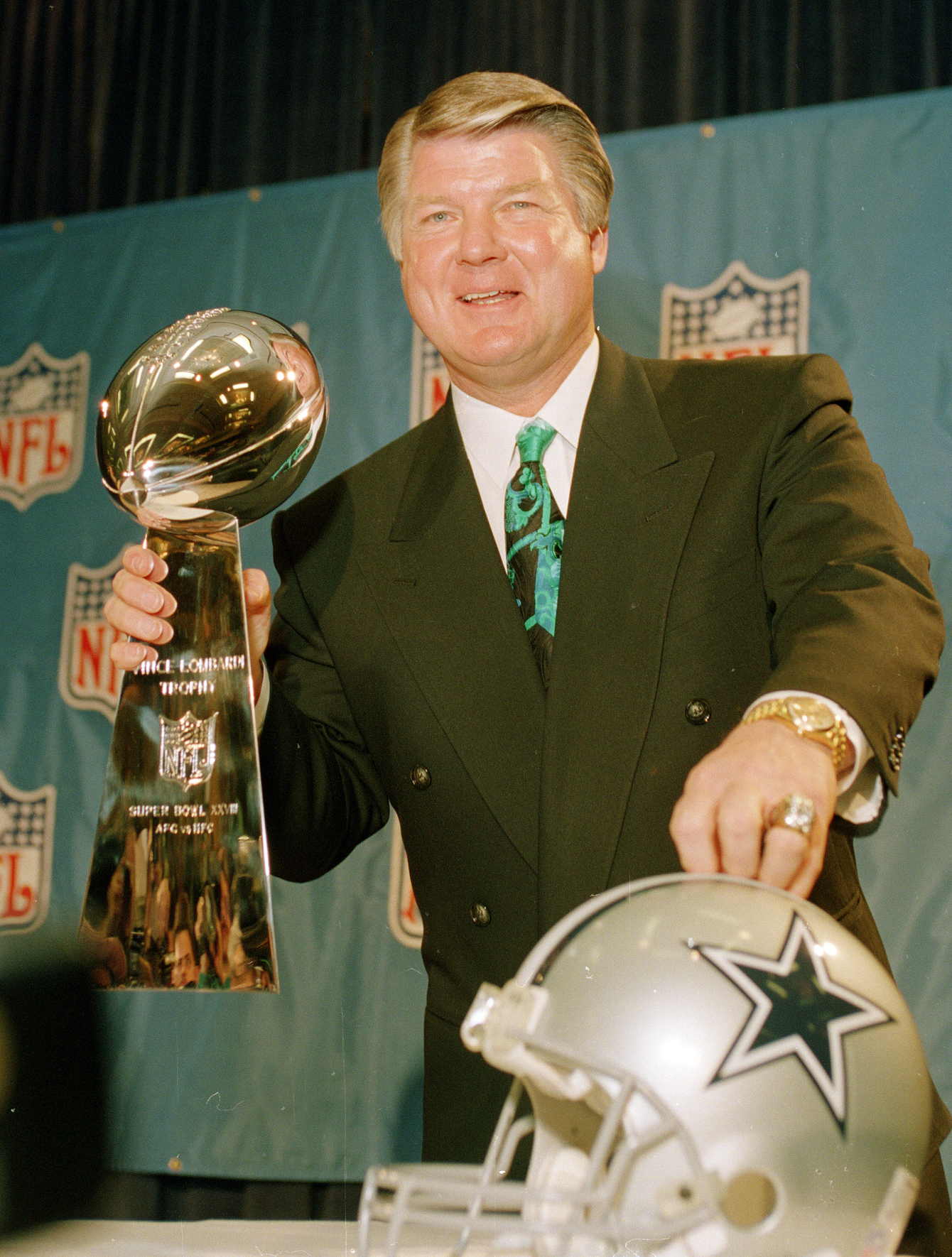 Dallas Cowboys head coach Jimmy Johnson