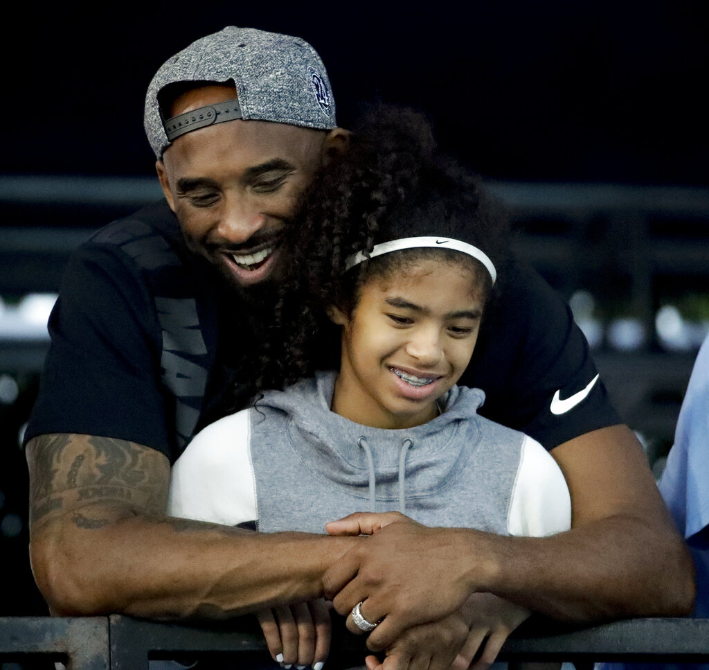 Kobe Bryant and Gianna